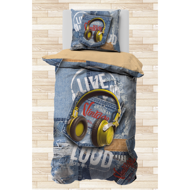 Live Loud dekbedovertrek tienerkamer