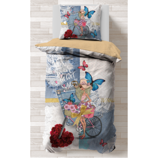 Sweet Denim dekbedovertrek meisjeskamer