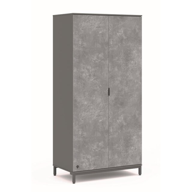 Cilek Space Gray 2-deurs kledingkast tienerkamer Cilek Space Gray 2-deurs kledingkast tienerkamer