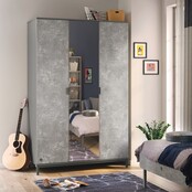 Cilek Space Gray 3-deurs kledingkast tienerkamer