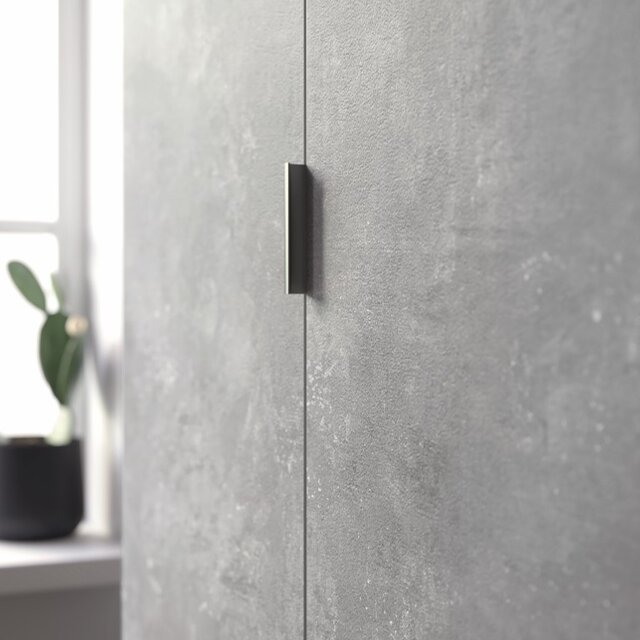 Cilek Space Gray 4-deurs kledingkast met spiegels tienerkamer Cilek Space Gray 4-deurs kledingkast met spiegels tienerkamer