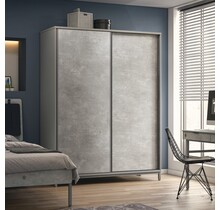 Cilek Space Gray schuifdeur kledingkast grijs tienerkamer