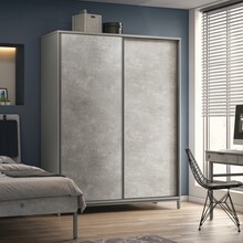 Cilek Space Gray schuifdeur kledingkast grijs tienerkamer