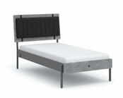 Cilek Space Gray tienerbed grijs 200 x 100 cm