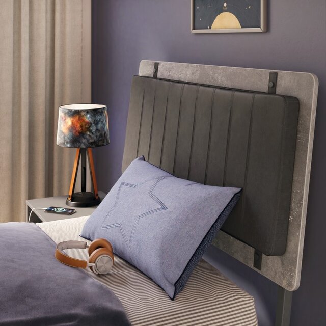 Cilek Space Gray twijfelaar tienerbed grijs 200 x 120 cm Cilek Space Gray twijfelaar tienerbed grijs 200 x 120 cm