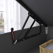 Cilek Space Gray opbergbed tienerbed grijs 200 x 100 cm