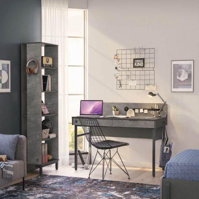 Cilek Space Gray bureau grijs met USB Cilek Space Gray bureau grijs met USB