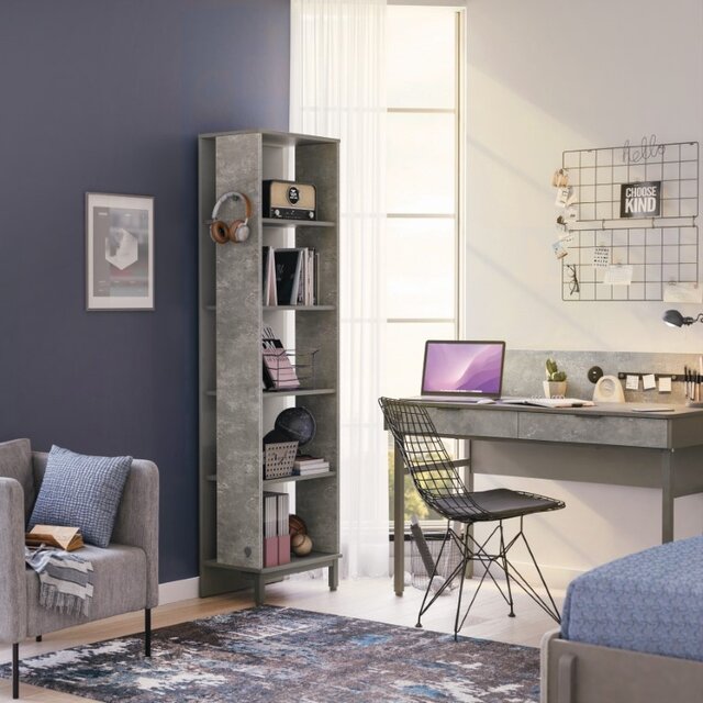 Cilek Space Gray grijze boekenkast Cilek Space Gray grijze boekenkast
