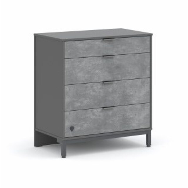 Cilek Space Gray commode ladekast grijs tienerkamer