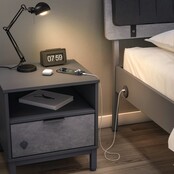 Cilek Space Gray nachtkastje grijs tienerkamer Cilek Space Gray nachtkastje grijs tienerkamer