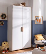 Cilek Modera 2-deurs kledingkast wit tienerkamer