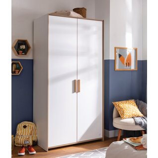 Cilek Modera 2-deurs kledingkast wit tienerkamer