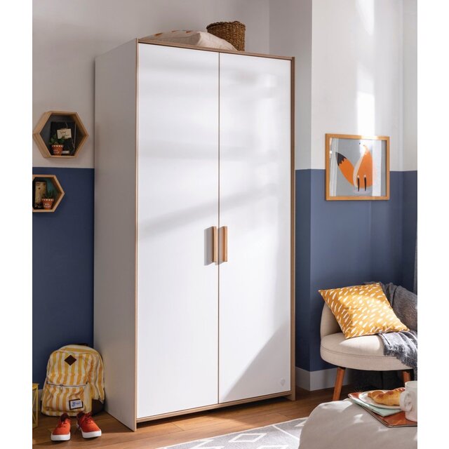 Cilek Modera 2-deurs kledingkast wit tienerkamer