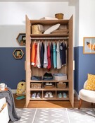 Cilek Modera 2-deurs kledingkast wit tienerkamer