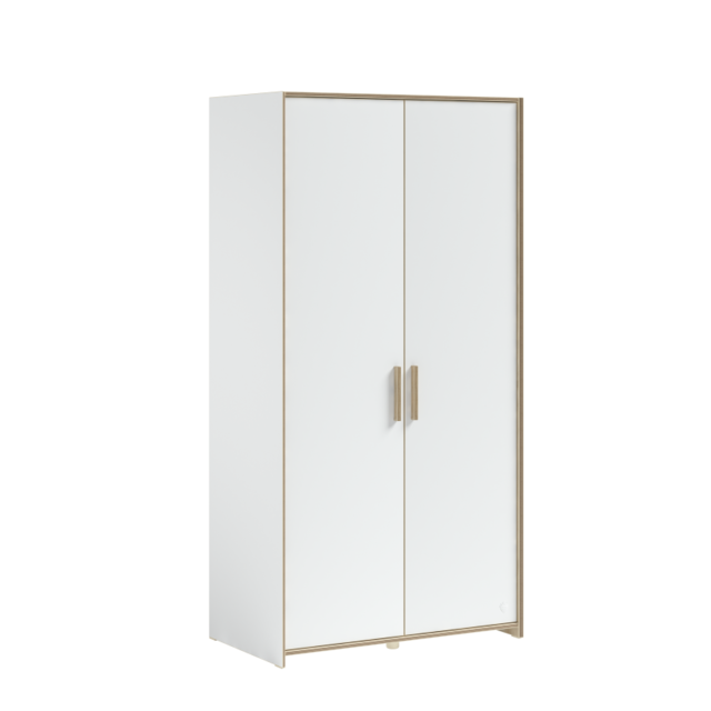 Cilek Modera 2-deurs kledingkast wit tienerkamer
