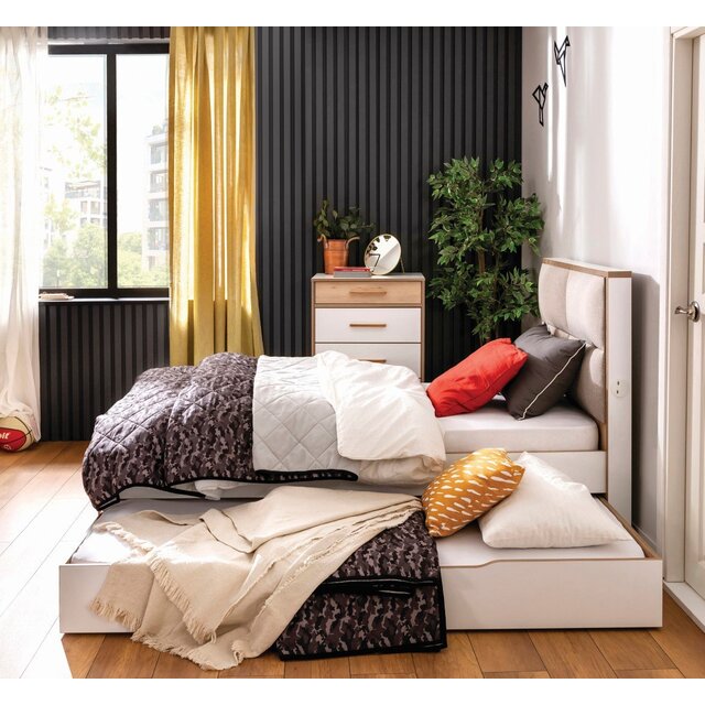 Cilek Modera tienerbed wit 200 x 100 cm Cilek Modera tienerbed wit 200 x 100 cm