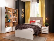 Cilek Modera tienerbed wit 200 x 100 cm Cilek Modera tienerbed wit 200 x 100 cm