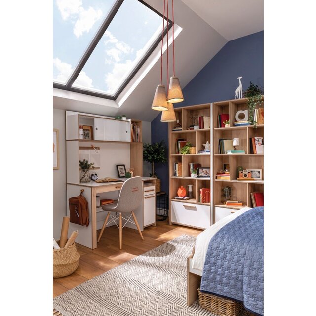 Cilek Modera boekenkast tienerkamer wit Cilek Modera boekenkast tienerkamer wit