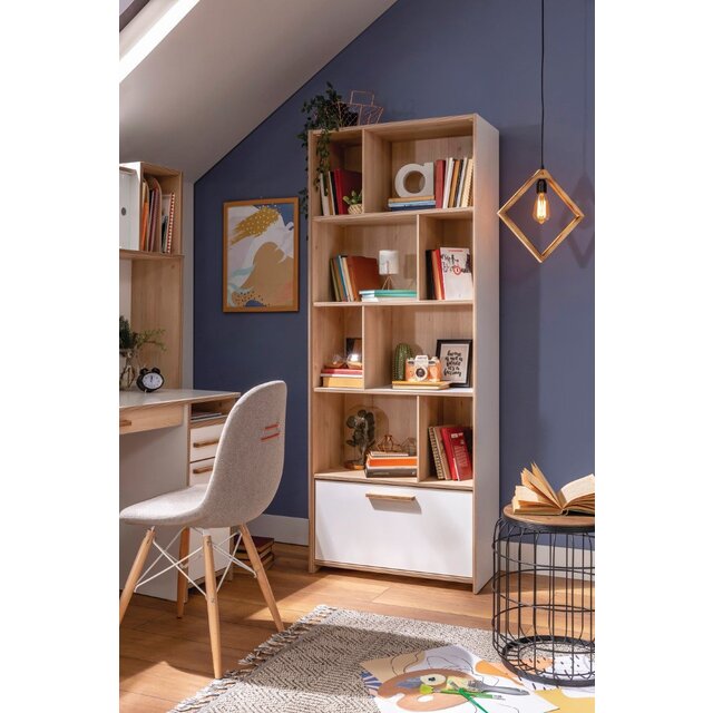 Cilek Modera boekenkast tienerkamer wit Cilek Modera boekenkast tienerkamer wit