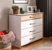 Cilek Modera commode ladekast wit tienerkamer