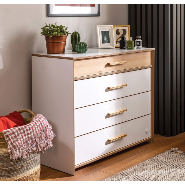 Cilek Modera commode ladekast wit tienerkamer