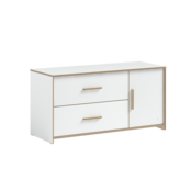 Cilek Modera TV-meubel wit houtlook tienerkamer