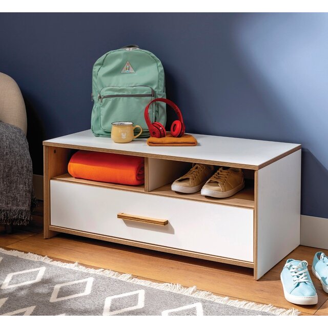 Cilek Modera zitbank wit houtlook slaapkamer Cilek Modera zitbank wit houtlook slaapkamer