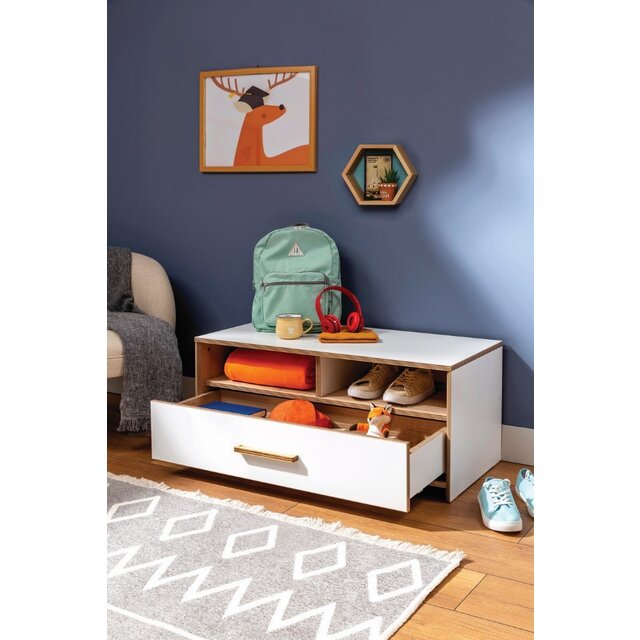 Cilek Modera zitbank wit houtlook slaapkamer Cilek Modera zitbank wit houtlook slaapkamer