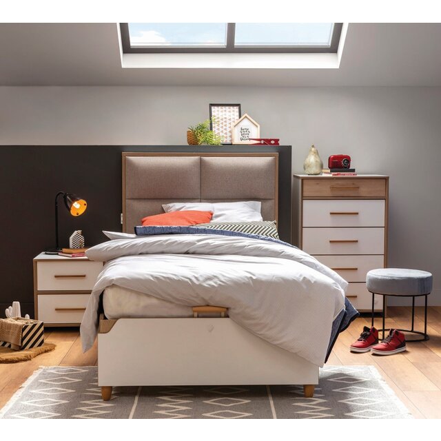 Cilek Modera opbergbed wit 200 x 100 cm