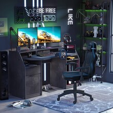 Game bureau tafel zwart gamekamer