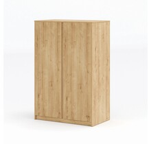 Stockholm Studio 2-deurs houtlook kledingkast
