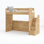 Stockholm Studio hoogslaper met opbergtrap | Zelf samenstellen Stockholm Studio hoogslaper met opbergtrap | Zelf samenstellen