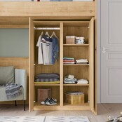 Stockholm Studio hoogslaper met opbergtrap | Zelf samenstellen Stockholm Studio hoogslaper met opbergtrap | Zelf samenstellen