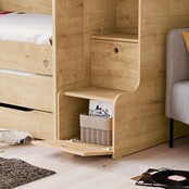 Stockholm Studio hoogslaper met opbergtrap | Zelf samenstellen Stockholm Studio hoogslaper met opbergtrap | Zelf samenstellen