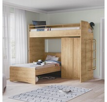 Stockholm Studio hoogslaper houtlook | Zelf samenstellen