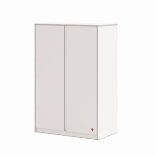 California Studio 2-deurs witte kledingkast