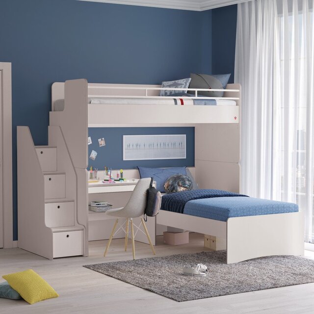 California Studio bureau wit kinderkamer