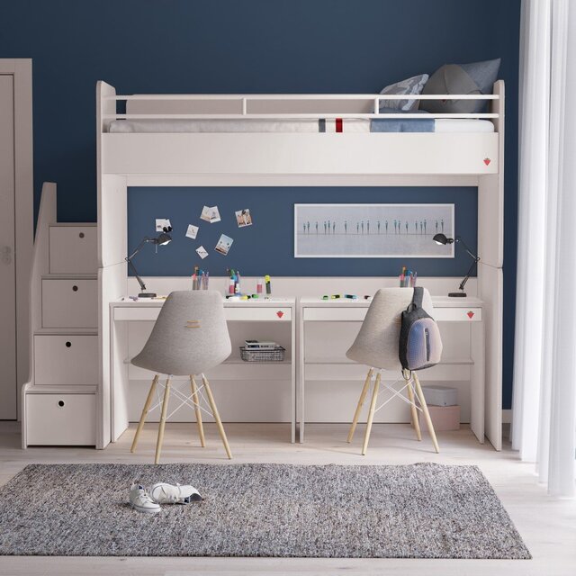 California Studio bureau wit kinderkamer