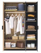 New York 3-deurs kledingkast tienerkamer