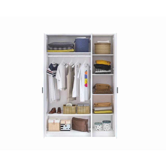 California 3-deurs kledingkast tienerkamer