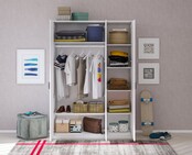 California 3-deurs kledingkast tienerkamer