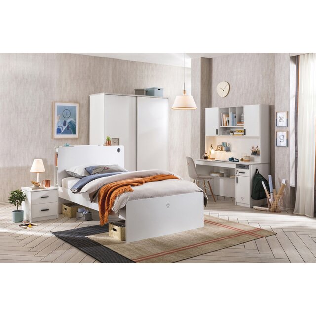 California 3-deurs kledingkast tienerkamer