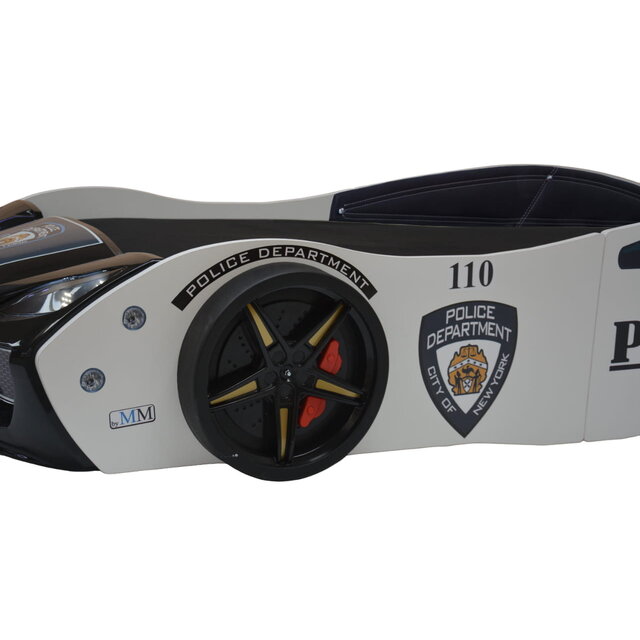 Politiebed Politie Autobed met licht en bekleding Politiebed Politie Autobed met licht en bekleding