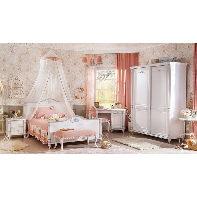 Romantic kinderbureau meisjes kamer Romantic kinderbureau meisjes kamer