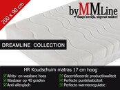 2x Koudschuim matras 17 cm 90 x 200 cm