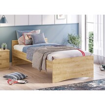 Stockholm tienerbed laag hoofdbord 100 x 200 cm