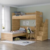 Stockholm tienerbed laag hoofdbord 100 x 200 cm