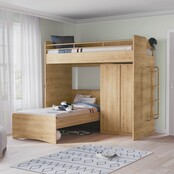 Stockholm tienerbed laag hoofdbord 100 x 200 cm