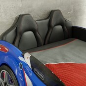 Autobed GTE Racer | blauw autobed met licht en geluid Autobed GTE Racer | blauw autobed met licht en geluid