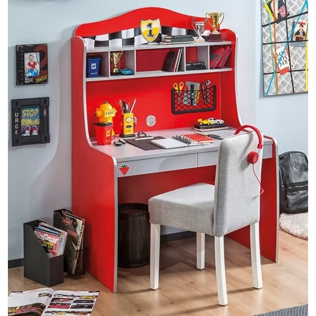 Autobed jongens bed rood kinderkamer Autobed jongens bed rood kinderkamer